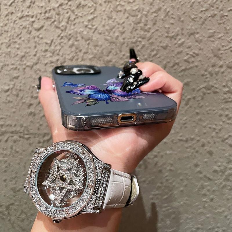 Schutzhülle mit Schmetterlingsmuster für Redmi 13C 4G 5G 12C 10C A1 A2 Plus 9 9A 9i Note 10 11 12 für Xiaomi 11 Lite NE Poco X3 NFC Pro Stoßfeste Stoßstangenabdeckung