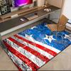 1pc American flag Carpet Rug for Living Room Bedroom Home Sofa Decoration,Kids play Non-slip Floor Mat