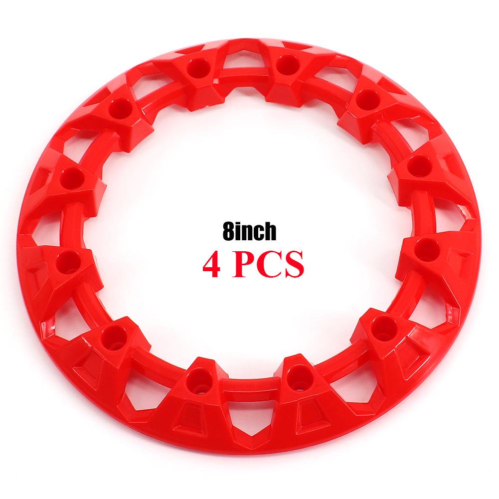 8-10 Inch Off-Road ATV/Beach Buggy Wheel Trim Cover - Colorful Decorative Tire Cap