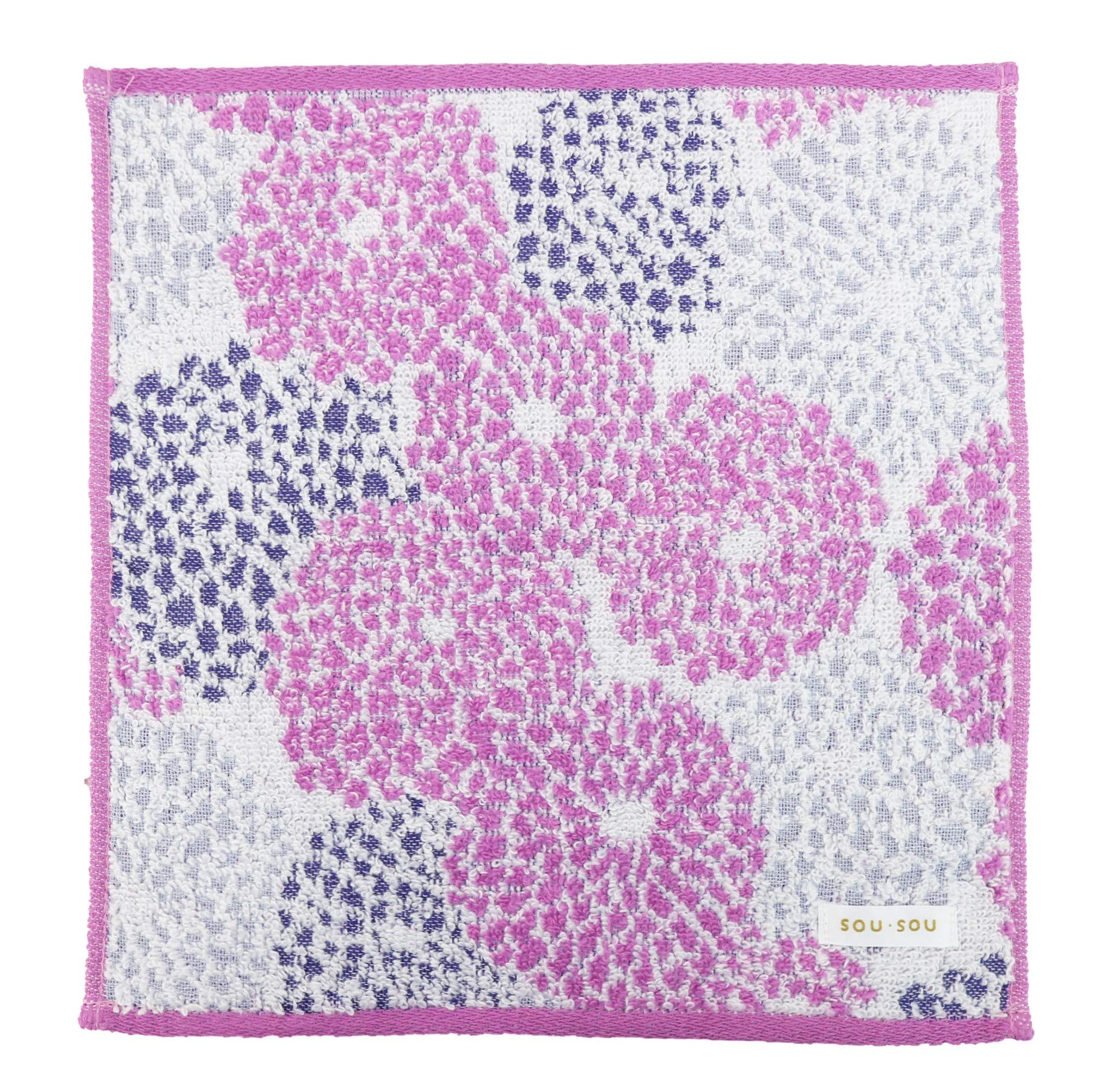 

Marushin Hand Chrysanthemum Made in Imabari Certified 6165000800 SOU SOU Towel, 25x25cm, Design, Japan, Towel, розовый