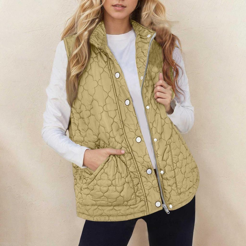 Plaid Fleece Vest For Women Hooded Fall Winter Fuzzy Thermal Warm Sleeveless Jacket Trendy Outwear