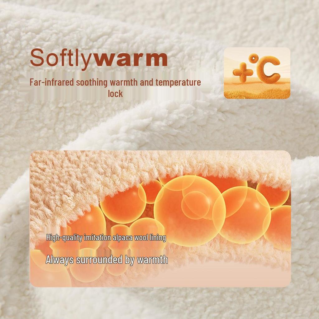 Girls' Winter Fleece-Lined Antibacterial Pants - Thickened, Temperature Locking, Straight Fit