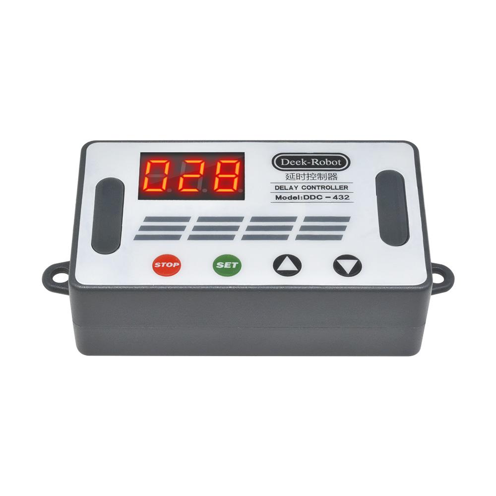 DC 5V-30V Dual-MOS Digitaler Zeitverzögerungsrelais Hochpegel-Trigger LED Digitalanzeige Zykluszeit Timer Verzögerungsschalter Schaltung 12V 24V