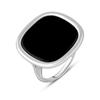 Silver Ring with Natural Onyx 5.781ct (2125891)