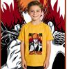 Kids Bleach Ichigo Anime Print Cotton T Shirt Boys Girls Casual Short Sleeve Summer Tee Top