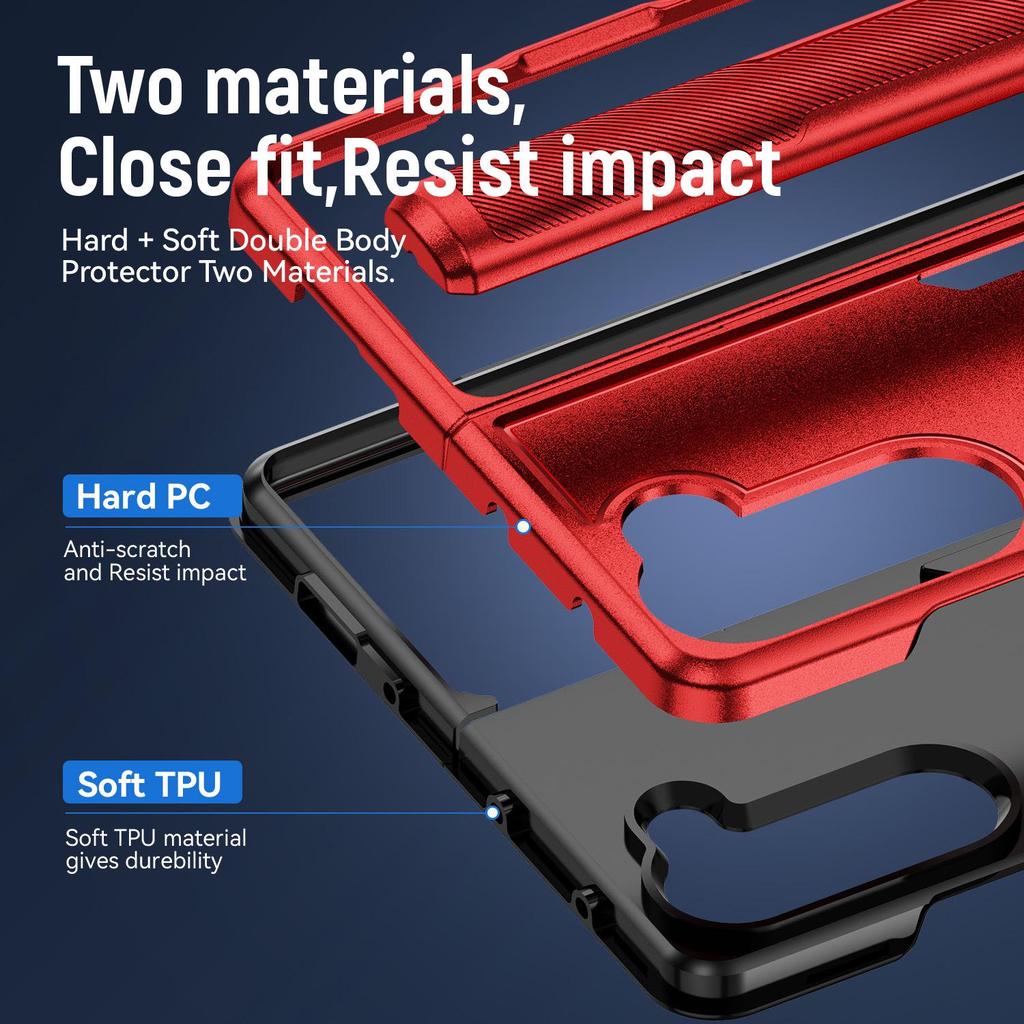 Samsung Z Fold5 & Z Fold4 Full Protective Phone Case with Ring Holder