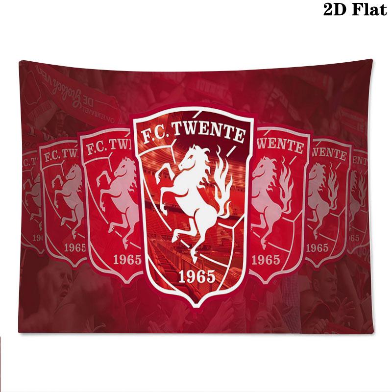 FC Twente Enschede Wall tapestry, aesthetic printed fabric blanket, suitable for bedroom, living room, and home decor.