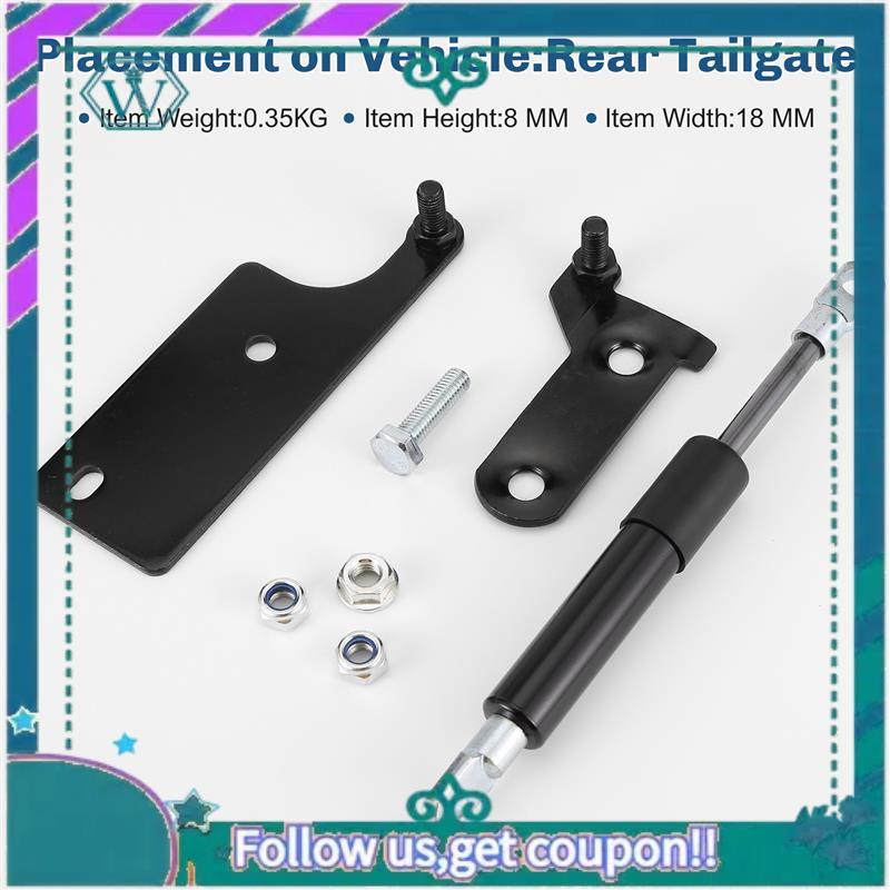 AA92-For Toyota Hilux GUN125 Revo 2015 2016 2017 Pickup Accessories Stainless Rear Tailgate Slow Down Gas Shock Assist Struts Da
