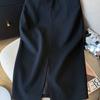 Women High Waist Slit Pencil Skirt Mid Length Office Work Professional clothes