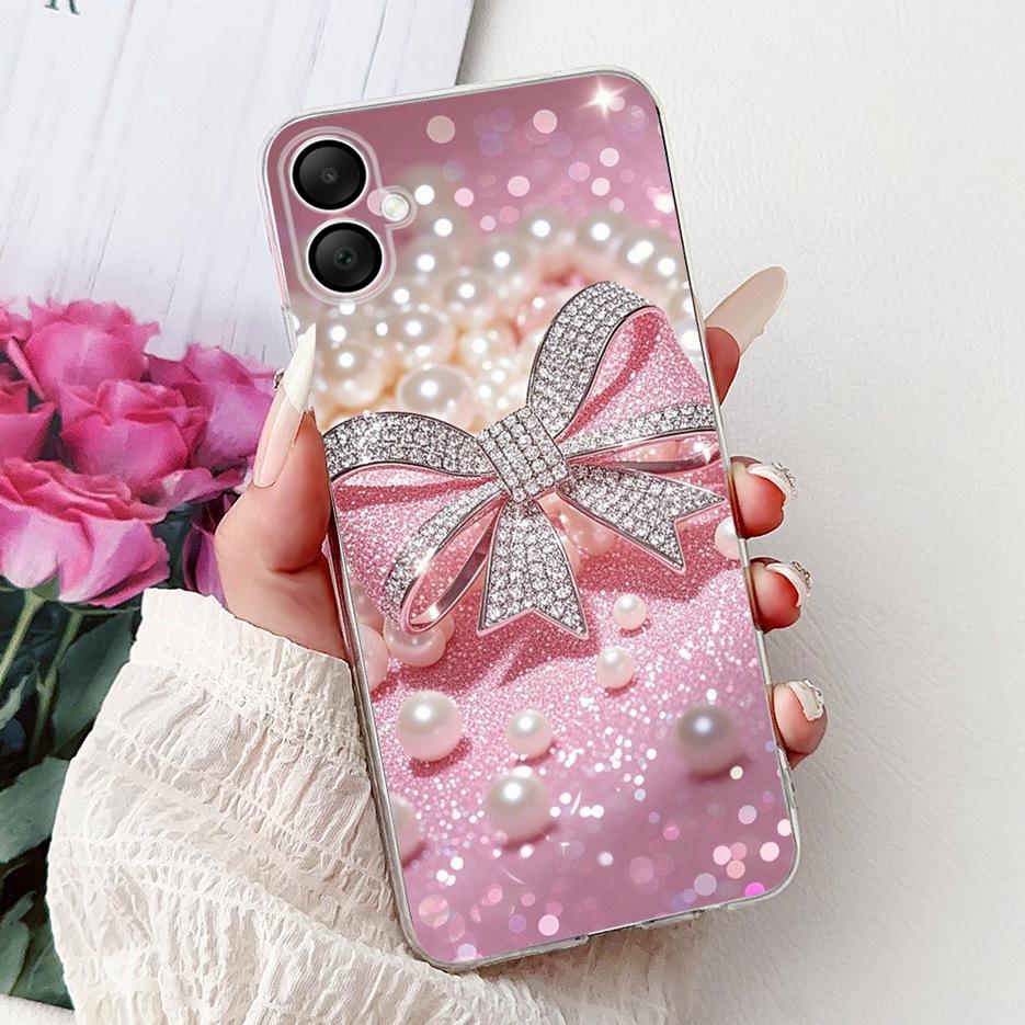 For Samsung Galaxy A06 Case A04 A04e A05 Lucky Koi Fashion Painted Cover Soft Silicone Case For Samsung A06 A 04 Galaxy A05 Bags