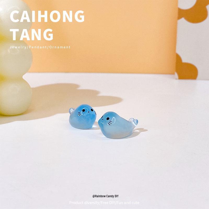 

New DIY Creative Miniature Luminous Baby Seal Ornament