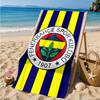Fenerbah?E-Sport Club Emblem Strandtuch, Schnelltrocknend, Pflegeleicht, Geeignet für Fitness und Strandurlaub, Sport-Essential