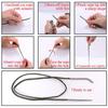 1Set Paracord Knitting Tool Set Aluminium Parachute Cord Needles Bracelets DIY Weave Tool Umbrella Rope Different Size Tools