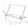 Silver CD Rack Metal Reading Stand Creative Tablet Stand