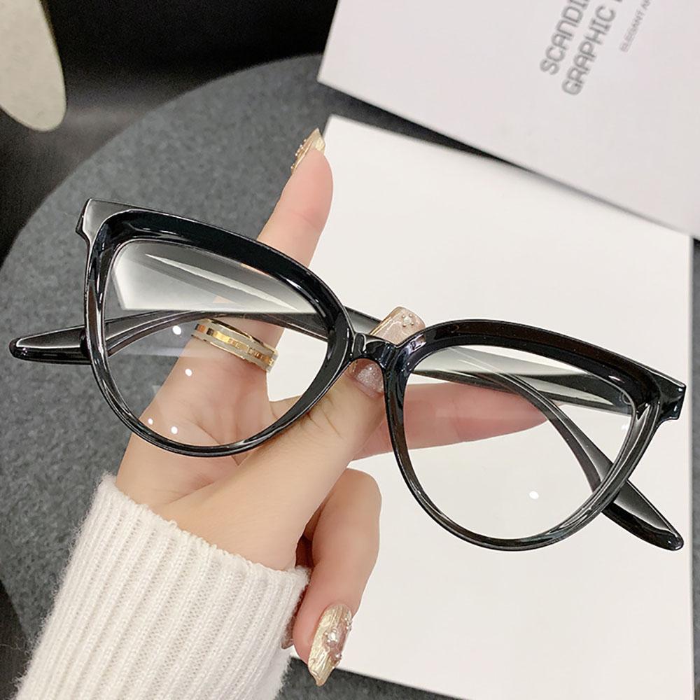 PC Optische Brillen Modische Modische Brillen Katzenaugenbrillen Vielseitige Blaulichtfilterbrillen für Party-Zusammenkünfte