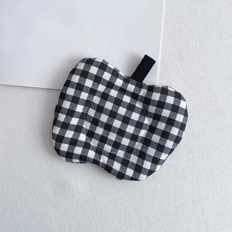 14.5*12cm Fruit Shaped Design Ins Fabric Coaster Wave Point Cotton Creative Coffee Cup Pad Heat Resistant 13 Colors
