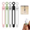 2026 Upgrade Silicone Cable Ties,Cable Management Headphone Organizers,Reusable Cord Management Wire Organizers for Cords,Home Office Travel Gadgets