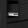 Sideboard with Drawers Black Oak Effect 60 x 35 x 70 cm