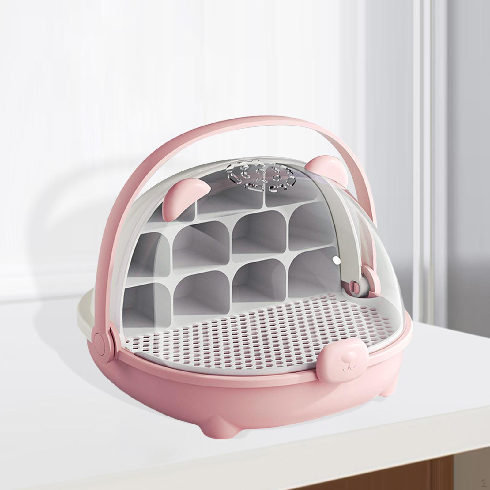 

Breeding Box for Silkworms, Feeding , Observation Container Small Animals розовый