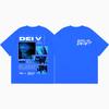 Rapper Dei V Album Merch Tshirt Unisex Unisex Fashion Hip Hop Vintage Short Sleeve T Shirt High Quality Cotton Oversized Tshirts