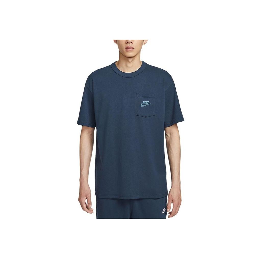 New Nike T Shirts Men's Navy Blue HQ9241-451