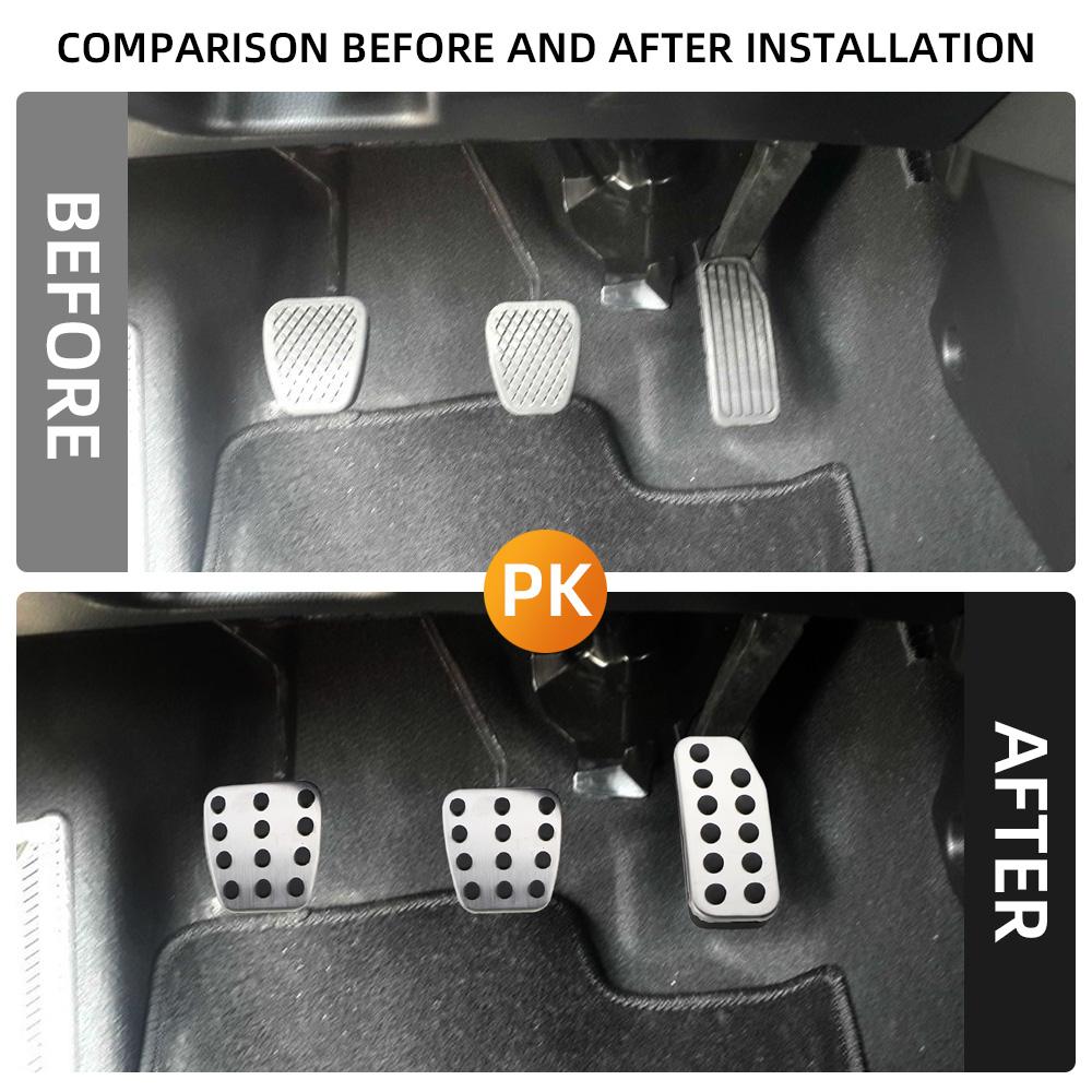 Car Pedals for Honda Civic 1996 1997 1998 1999 2000 Gas Accelerator Brake Clutch Pedal Cover Pad Interior Accessories