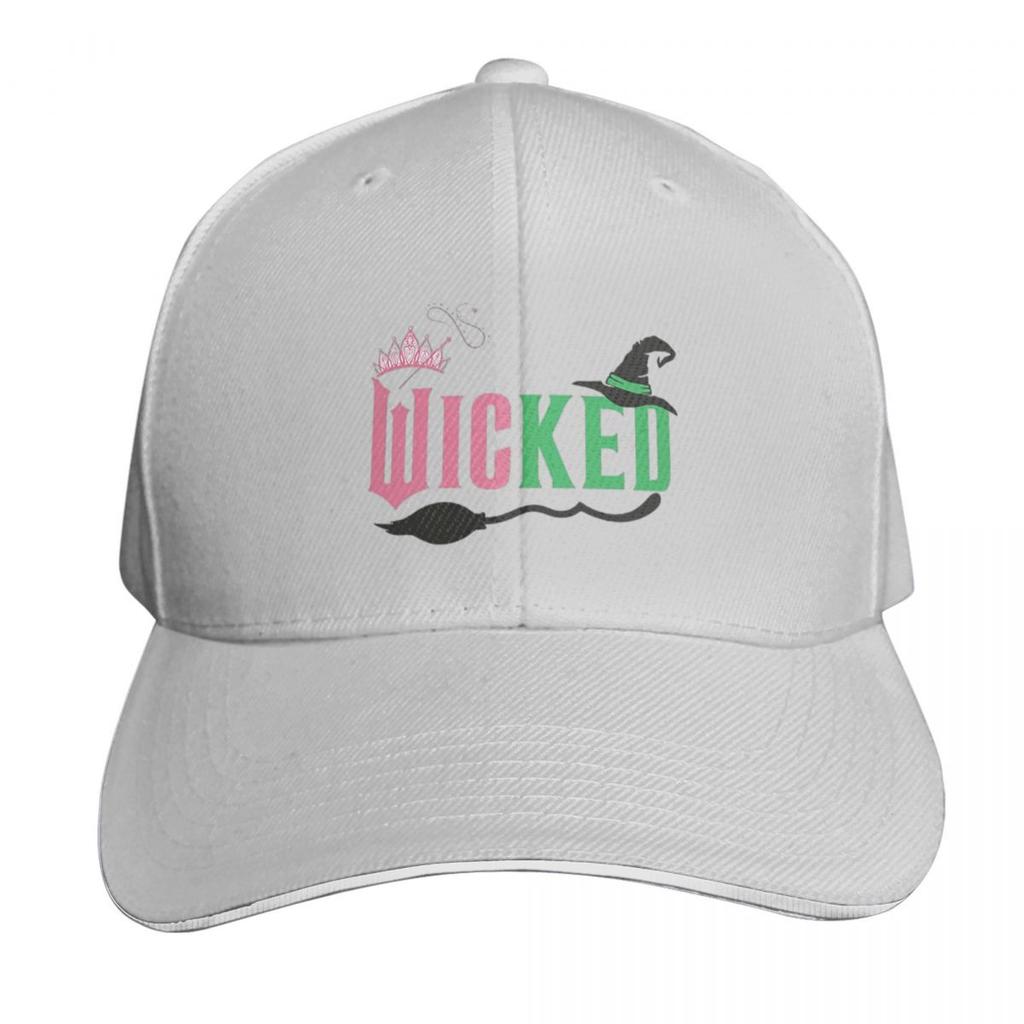 Wicked Movie Glinda And Elphaba Logo Cap Fashion Casual Baseball Caps Adjustable Hat Hip Hop Summer Unisex Baseball Hats