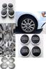 Center For Wheel Cap Car Emblem Badge Logo Cover Hub Grey 4pcsset 69mm