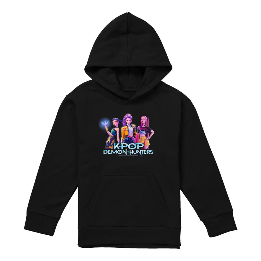 K-Pop Demon Hunters Childrens/Kids Huntrix Group Pullover Hoodie