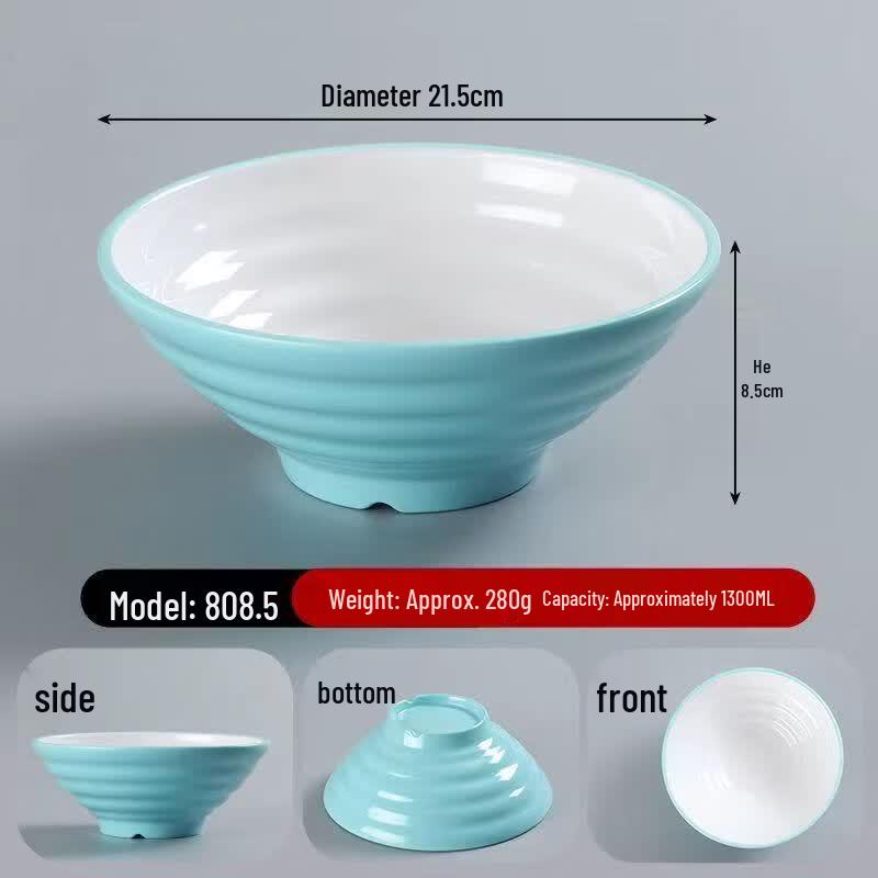 Bozhen Jiangchu High-Temperature Food-Grade Melamine Soup Bowls