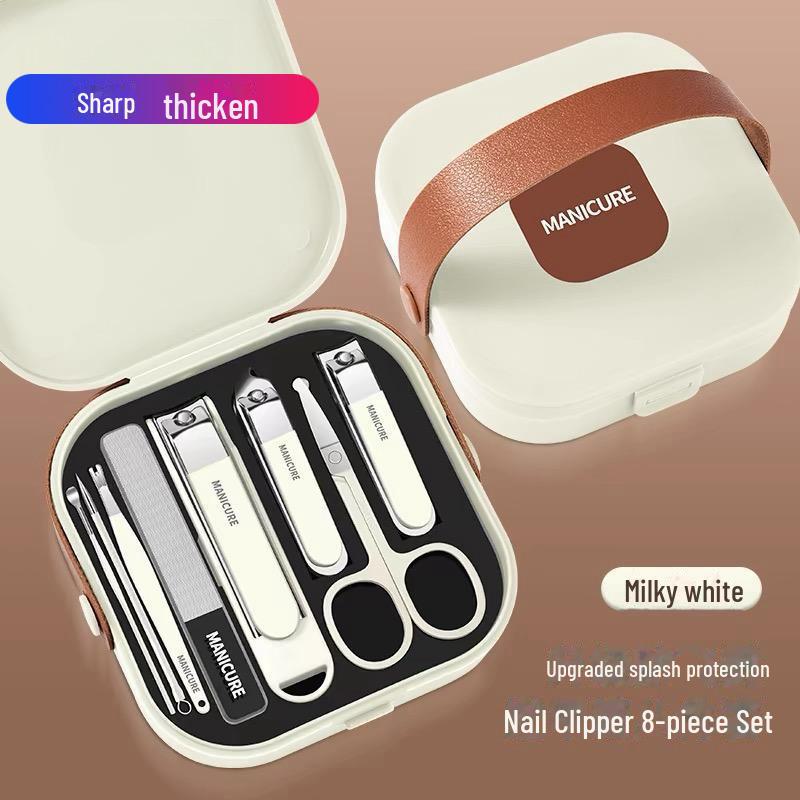 

Высококачественные портативные щипчики для ногтей с защитой от брызг и маникюрный набор с ложечкой для ушей