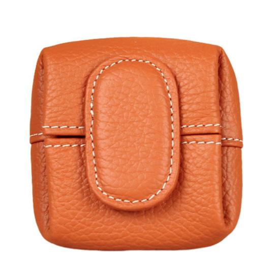 Mini Münzgeldbörse Druckknopfverschluss Kleine Geldbörse Kleingeldfach Damen Geldbörse für Schlüssel Lippenstift Kopfhörer Handtaschen-Organizer