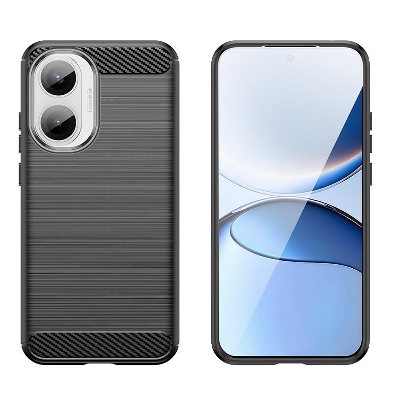 For Poco F7 Case Cover Xiaomi Poco F7 Capas Shockproof Phone Bumper Armor Coque Carbon Fibre Back TPU Soft Fundas Poco F7 Cover