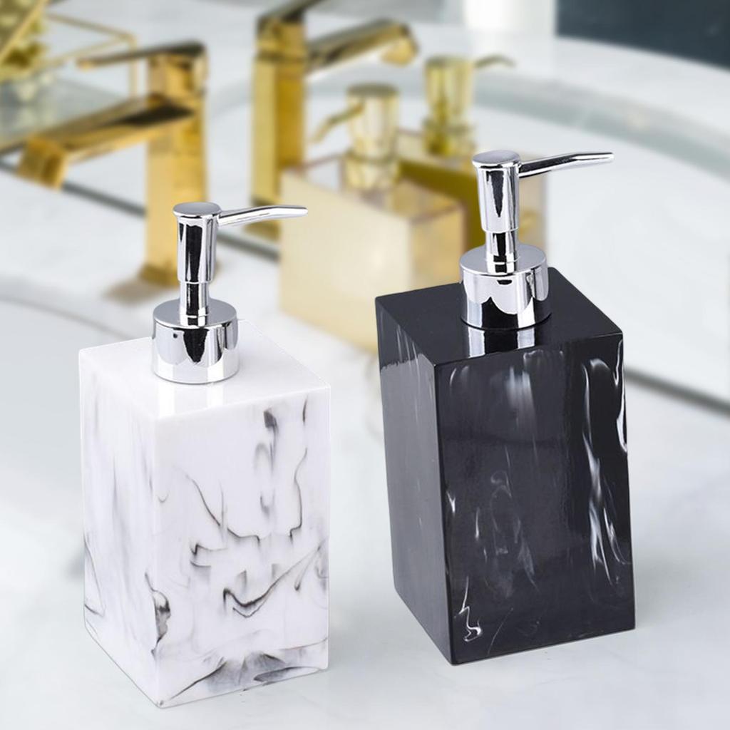 Empty Soap Dispenser Resin with Pump/ 500ml Refillable Container/ for Conditioner Lotion Kitchen Hotel Home/