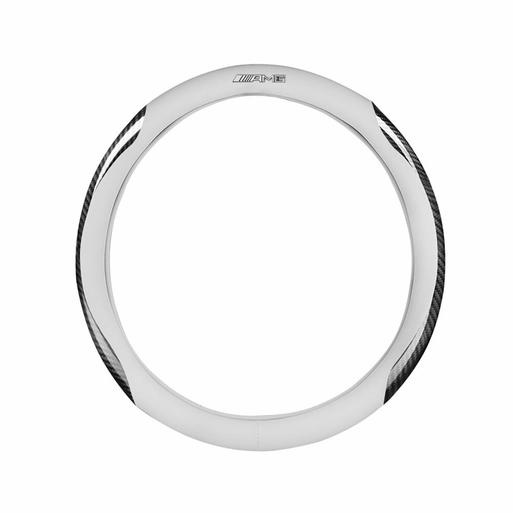 Universal Car Steering Wheel Non Slip Sweat Protector Cover Decoration For Mercedes Benz W204 W124 W201 W202 W205 GLA CLA AMG