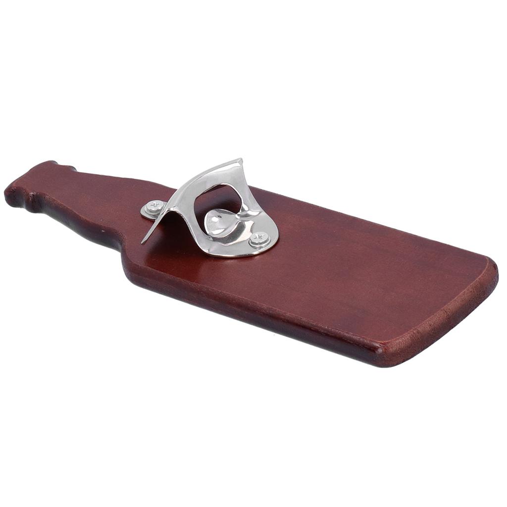 Bottle Opener Composite Wood Powerful Magnet Convenient Collection of Wine Bottle Lid Bottle Shape Beer Bottle Opener