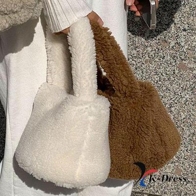 Pastel Sherpa Mini Tote Bag (5 Colors)
