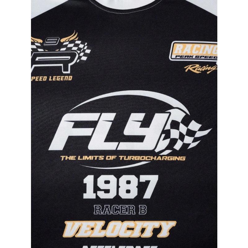 Sommar Rundhals 3D Racing Tryckt Topp Trendiga Lediga Kortärmade Herr T-shirts