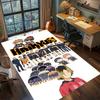 Haikyu anime veikėjo Kilimas svetainei, miegamajam, namų dekoravimui, šauni filmų kilimėlis, žaidimų grindų kilimėlis