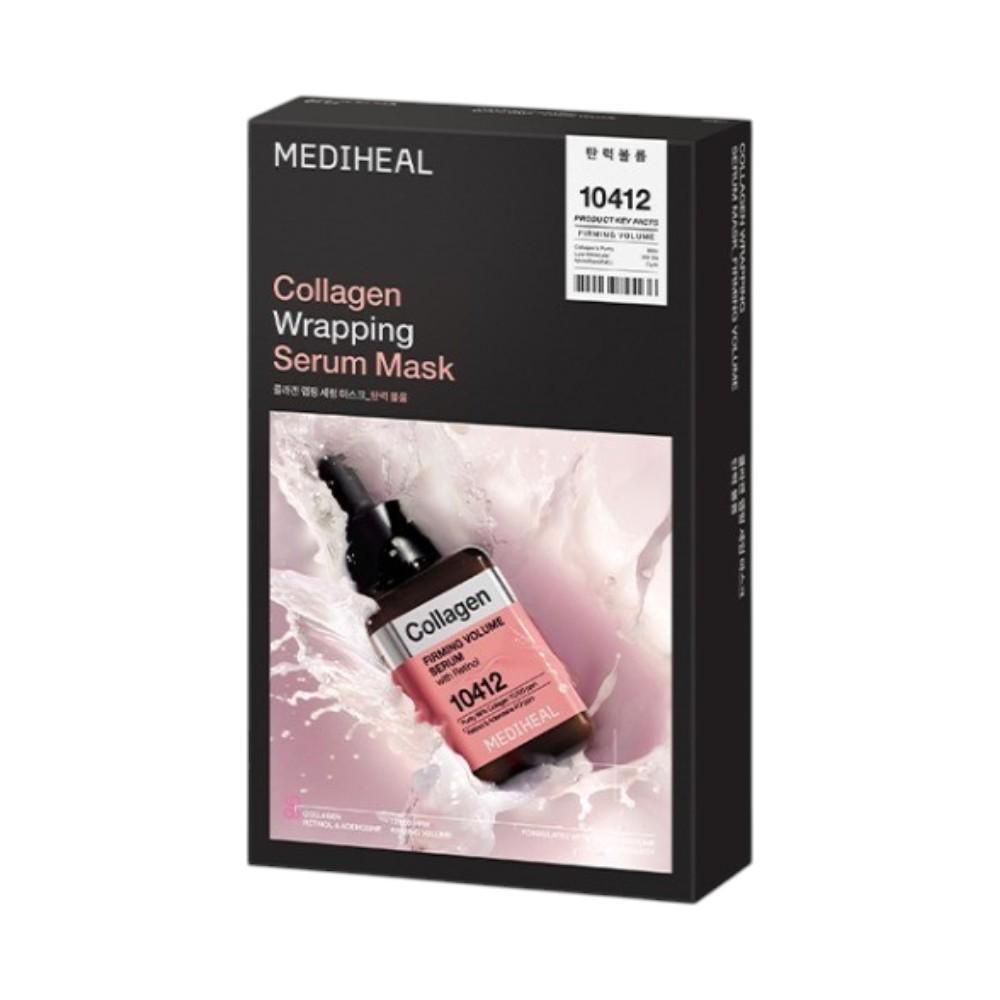 Mediheal Wrapping Serum Mask Collagen skin-firming volume elasticizing sheet mask 25ml (10ea)