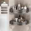 Xuanyong Adhesive Double-Layer Bathroom Corner Shelf