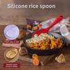 Kitchen Utensils Food Grade Heat Resistant Silicone Rice Spoon Heat Resistant Sushi Scoop Silicone Rice Paddle, 1pc