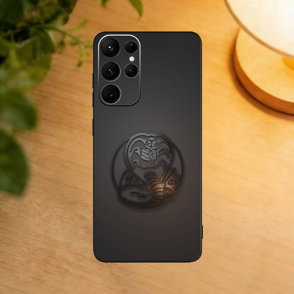 C-Cobra Kai Snake Phone Case For Samsung S25,S24,S21,S22,S23,S30,Ultra,S20,Plus,Fe,Lite Black Shell