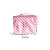 Trendy Minimalist Girly Makeup Bag: Large Capacity, Portable, Foldable with Hook for Business Trips & Travel