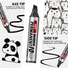 3 Kleuren Grote Capaciteit POP Marker, 10 mm Punt, Permanente Markers, Sneldrogend, Logistieke Marker Pen Koeriersdoos Marker Pen