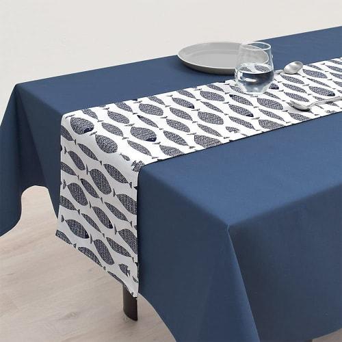 STYLE Decor Table Runner/Table Center (30cm X 180cm), 100% Cotton, Reversible, Bluefish Design, W2600520
