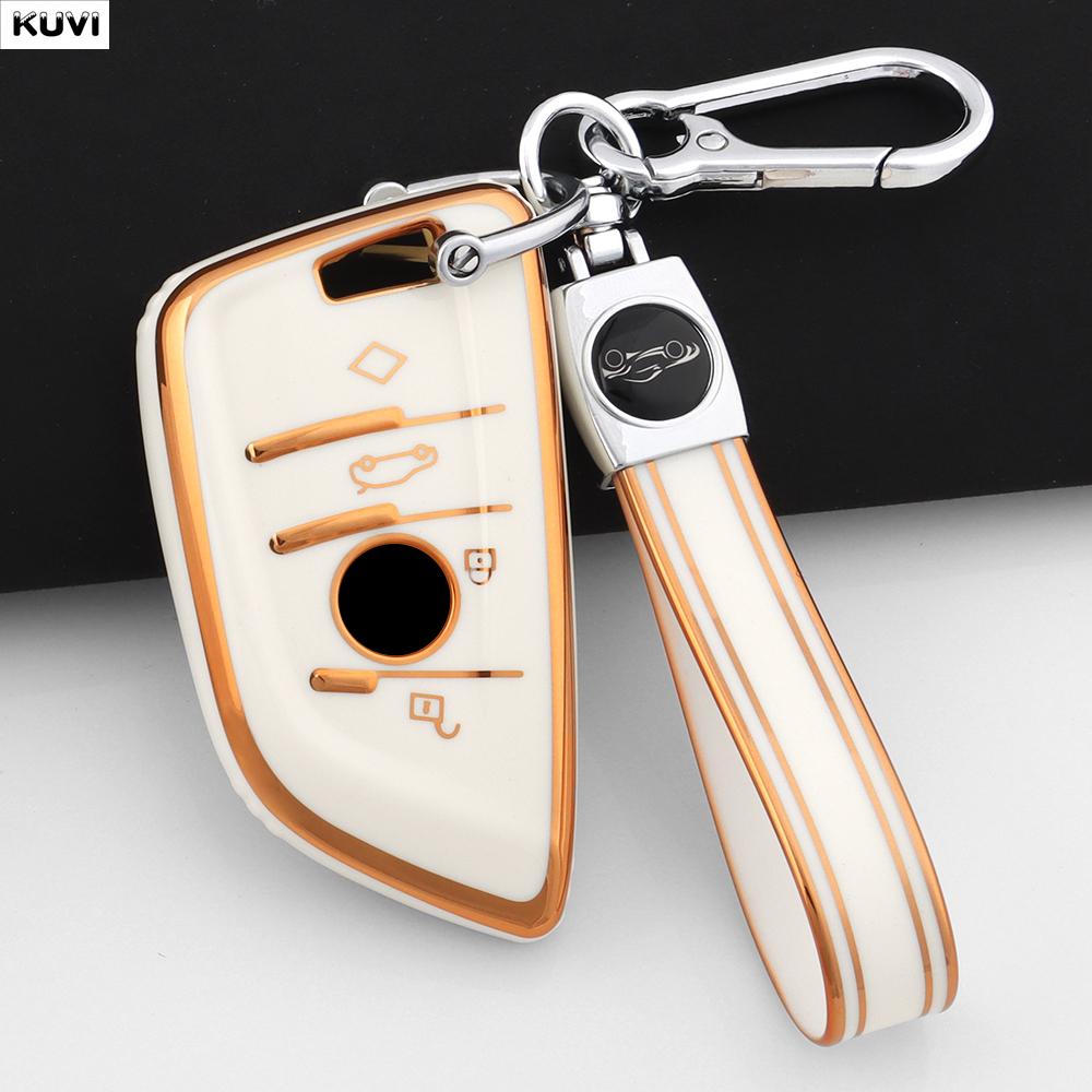 Tpu Car Key Case Cover For Bmw F20 G20 G30 X1 X3 X4 X5 G05 X6 X7 G11 F15 F16 G01 G02 F48 Accessories Holder Shell Keychainsories