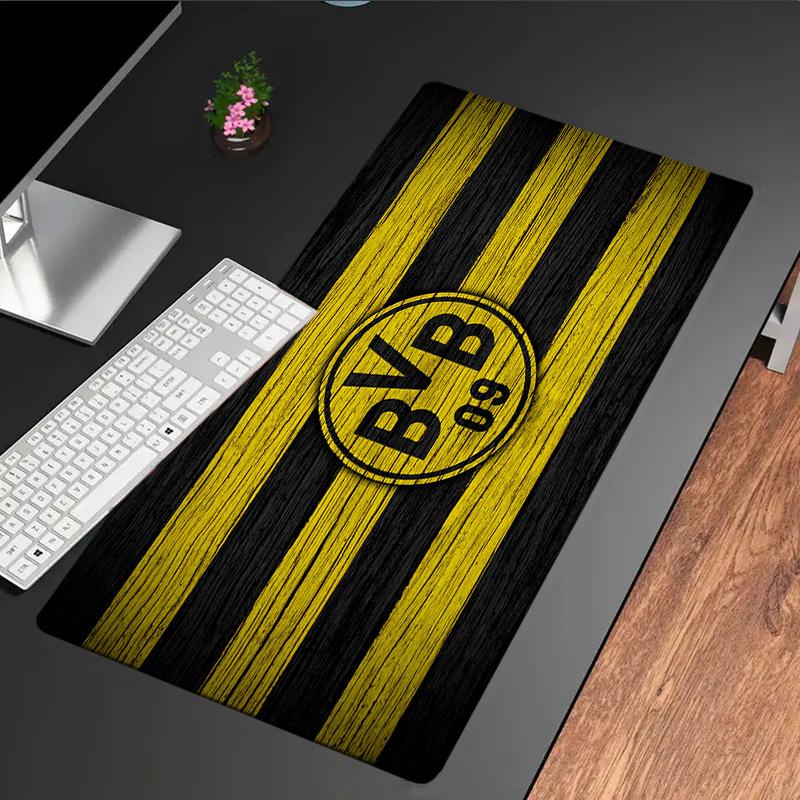 Podkładka pod mysz Borussia Dortmund, gumowa podstawa, mata na biurko do e-sportu, podkładka pod mysz dla graczy i do użytku biurowego, biurko gamingowe, łatwa do czyszczenia mata