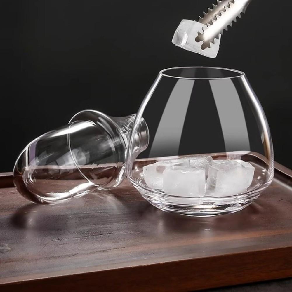 Transparent Wine Cooler Glass Wine Dispenser Cooling Sake Cup Wine Warmer Home
