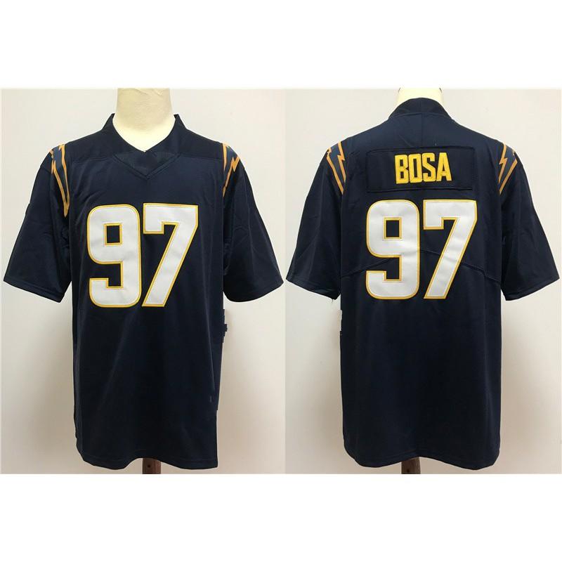NFL San Diego Chargers Football Jersey Men Women V-Neck Sports Fan Apparel Cotton Blend